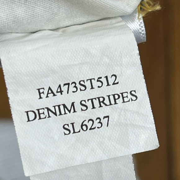 Slink jeans denim stripes 7 inch inseam jean shorts curvy size 16 - Picture 6 of 9